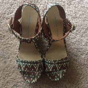 Payless Cork wedges